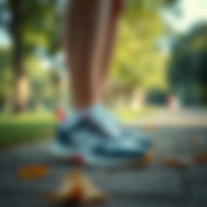 Functional Fashion: Scooter Shoes for an Active Summer Active lifestyle featuring scooter shoes in a park setting