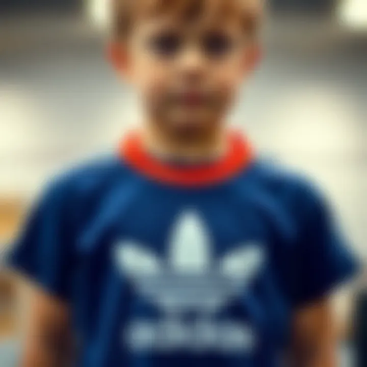 Illustration of care tips for Adidas baby t-shirts