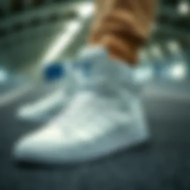 Stylish Adidas high-top sneakers showcasing modern design