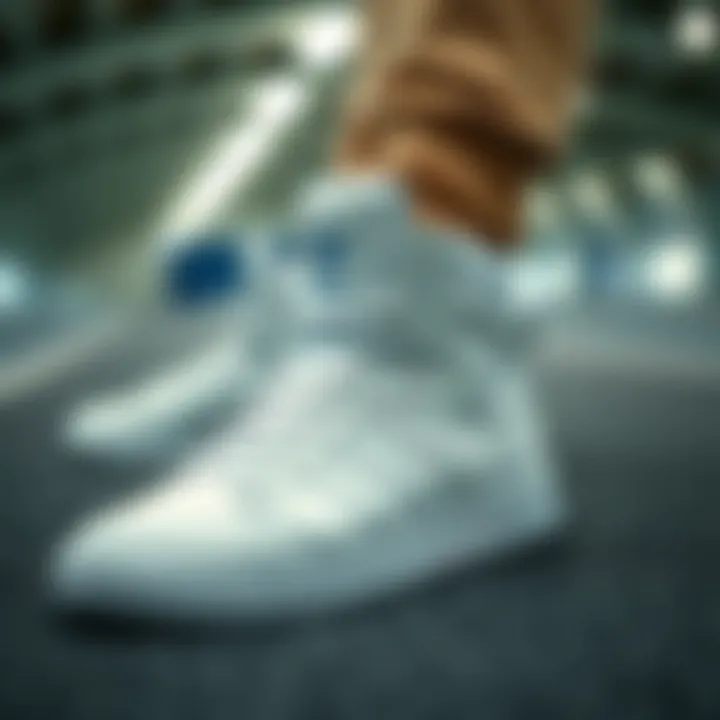 Stylish Adidas high-top sneakers showcasing modern design