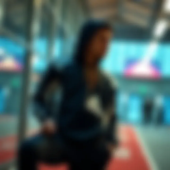 Comfortable fit and aesthetics of adidas tracksuit in an active setting