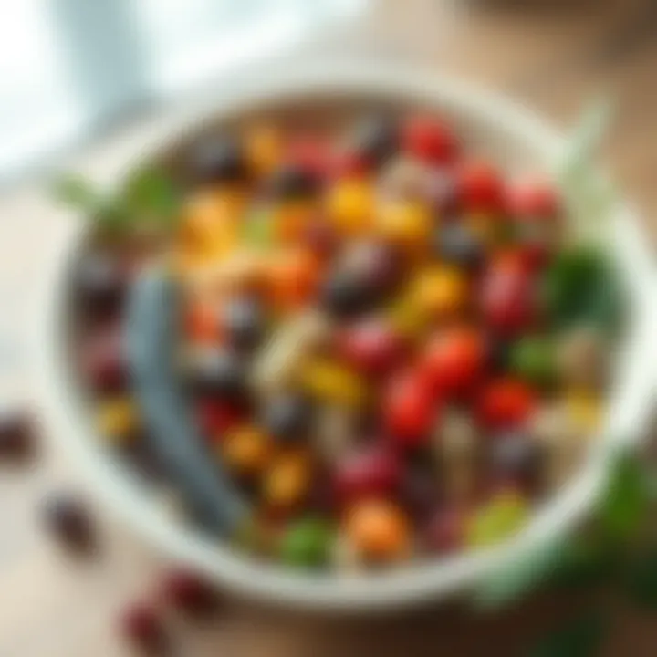 Vibrant Array of Legumes and Beans for Protein Colorful legumes and beans in a bowl