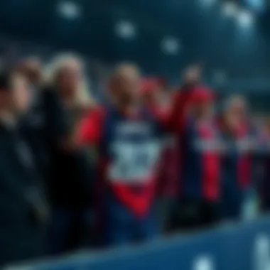 Fenerbahçe fans showcasing the 2021 jersey