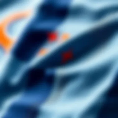 Detailed view of Fenerbahçe jersey fabric