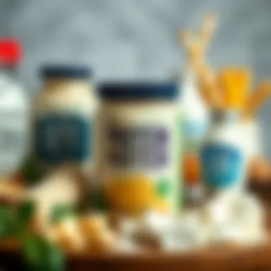 Delightful Fresh Dairy Products as Protein Sources Fresh dairy products showcasing rich protein sources