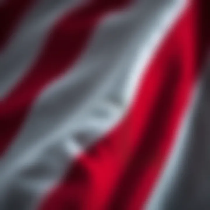 Detailed view of the fabric and stitching of Galatasaray jersey