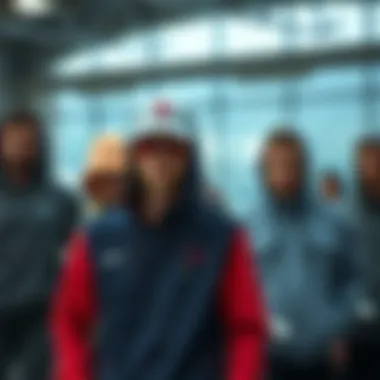 Fashion and Functionality in Athletics Athletic individuals showcasing a blend of fashion and functionality