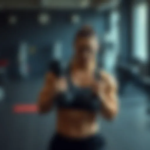 Demonstration of a core-strengthening exercise