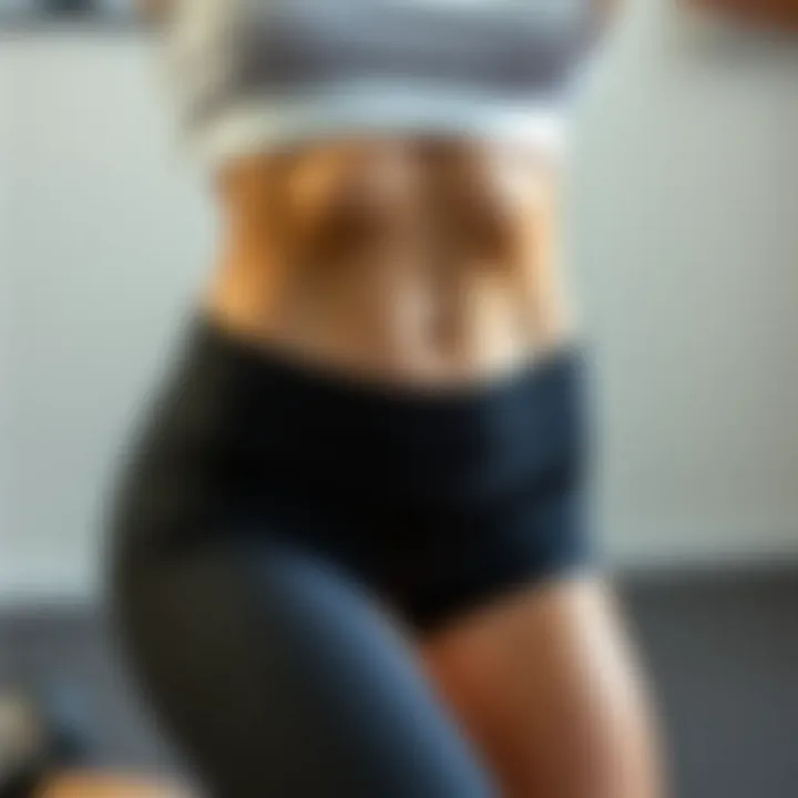 Lower Abdominal Workout Visual representation of a lower abdominal workout