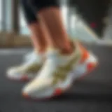 Stylish sporty footwear showcasing modern design