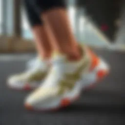 Stylish sporty footwear showcasing modern design