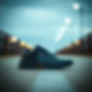 Elegant design of Hummel Porter unisex black sports shoes showcasing its aesthetic appeal.