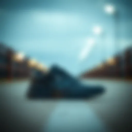 Elegant design of Hummel Porter unisex black sports shoes showcasing its aesthetic appeal.