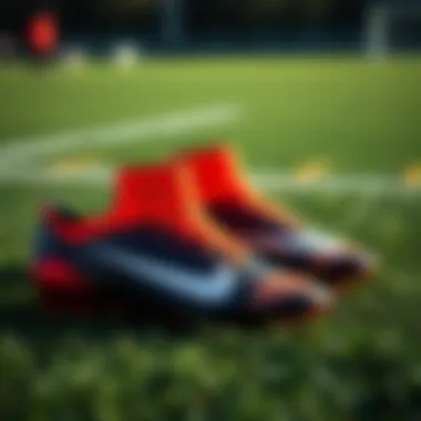 Hypervenom Aesthetic on the Field Hypervenom boots displayed on a field, emphasizing their aesthetic appeal
