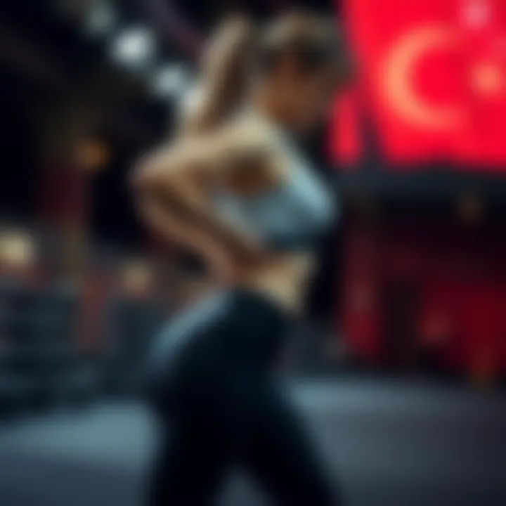 Illustration of hip movement and posture correction