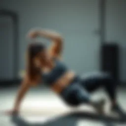 Dynamic core exercise targeting abdominal fat