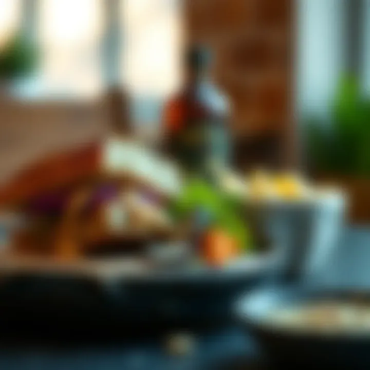 Healthy meal for muscle building