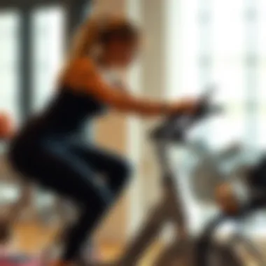 Illustration of common misconceptions about stationary bike workouts