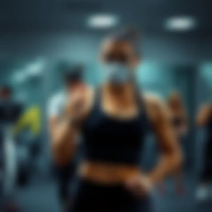 Engaging in a motivational workout session