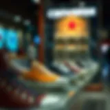 Stylish Converse shoes showcased in a vibrant setting