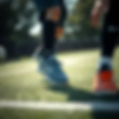 Children actively playing soccer wearing Lescon turf shoes