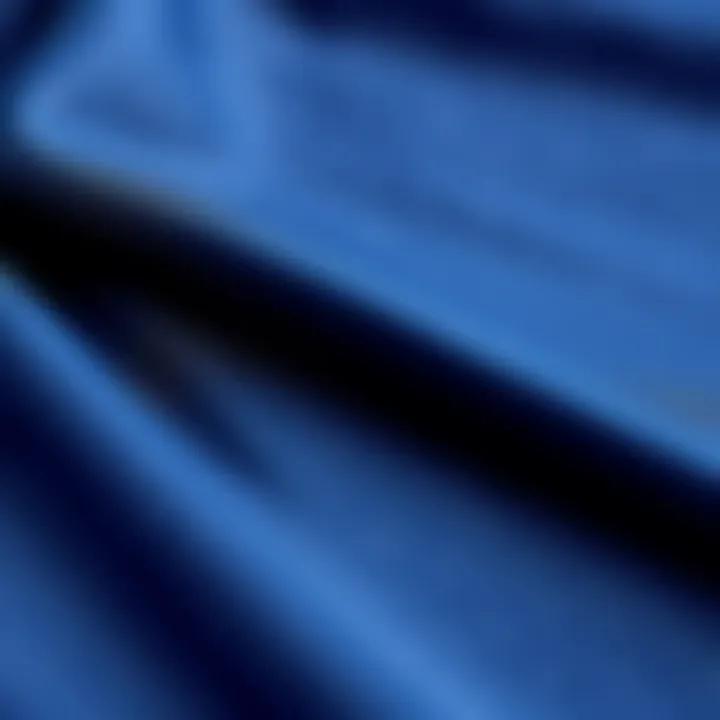 Detailed view of moisture-wicking fabric