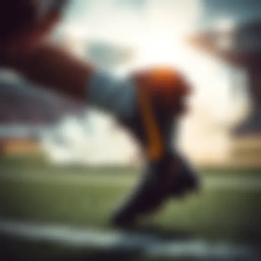 Dynamic performance of Nike boots on the field