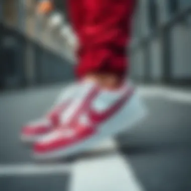 Versatile Use of Nike Court Borough Low Nike Court Borough Low Red Black for sports and casual wear