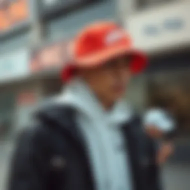 Fashion Integration with Nike Fisherman Hat Fashionable look combining Nike fisherman hat with sportswear