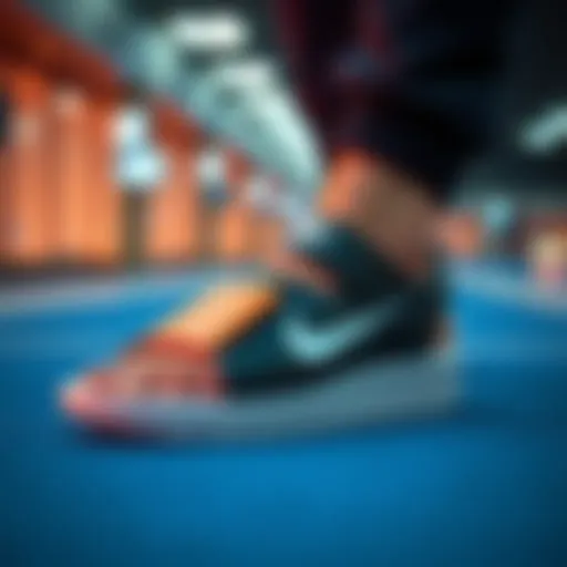 Stylish Nike sandals showcasing a modern design.