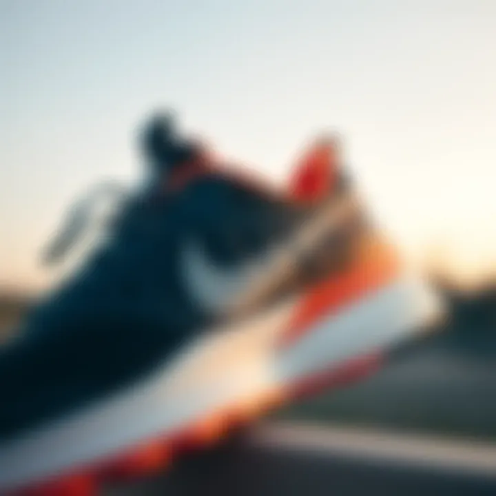 Close-up view of Nike Manoa LTR showcasing its unique design