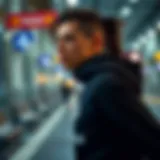 Dynamic athlete showcasing Reebok gear