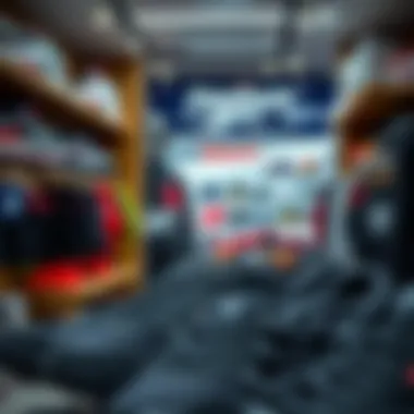 Diverse Range of Reebok Products Variety of Reebok products on display