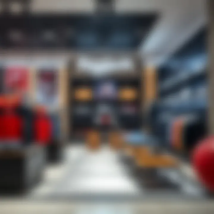 Stylish Reebok Store Interior Stylish Reebok store interior in Istanbul