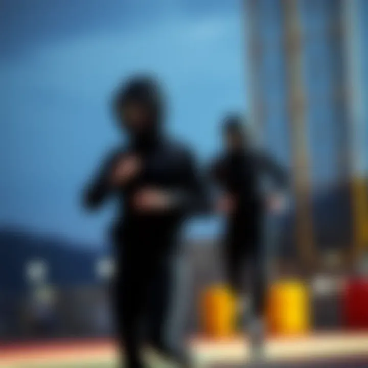 Versatile black athletic gear for various activities