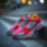 A stylish pair of Skechers summer sports shoes showcasing vibrant colors and a modern design.