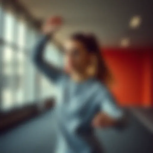 Dynamic exercise in comfortable clothing