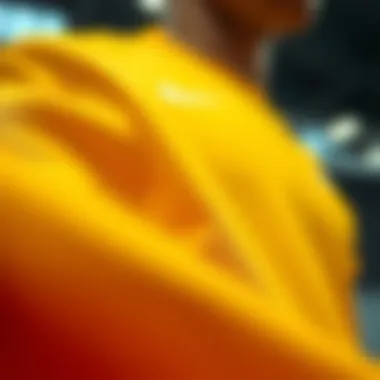 High-performance sports fabric showcasing breathability and comfort