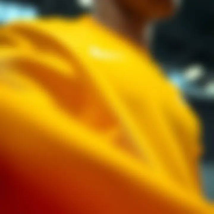 High-performance sports fabric showcasing breathability and comfort