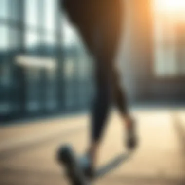 Athletic Excellence High-performance athletic leggings in action during a workout