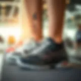 Stylish summer scooter shoes on display