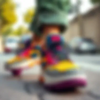 Express Yourself with Colorful Scooter Shoe Designs Vibrant colors and patterns of scooter shoes