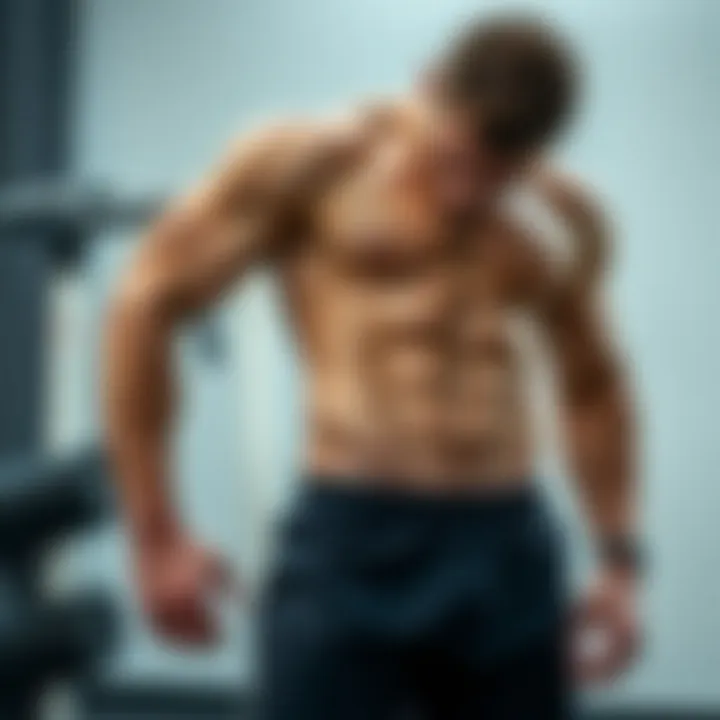 Visual representation of effective training methods for developing aesthetic abs